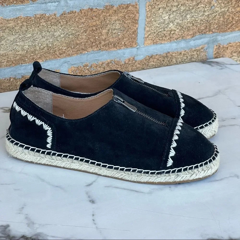Patricia Nash Eva Black espadrille shoes 9.5